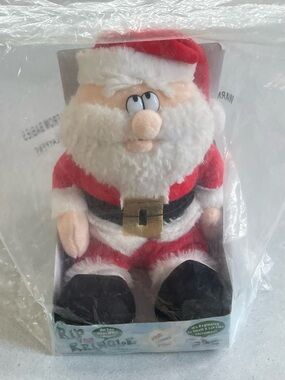 New Rip Von Kringle Farting Santa Toy PBC International Novelty White Elephant